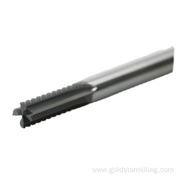 CVD diamond coated high performance precision endmill cutter